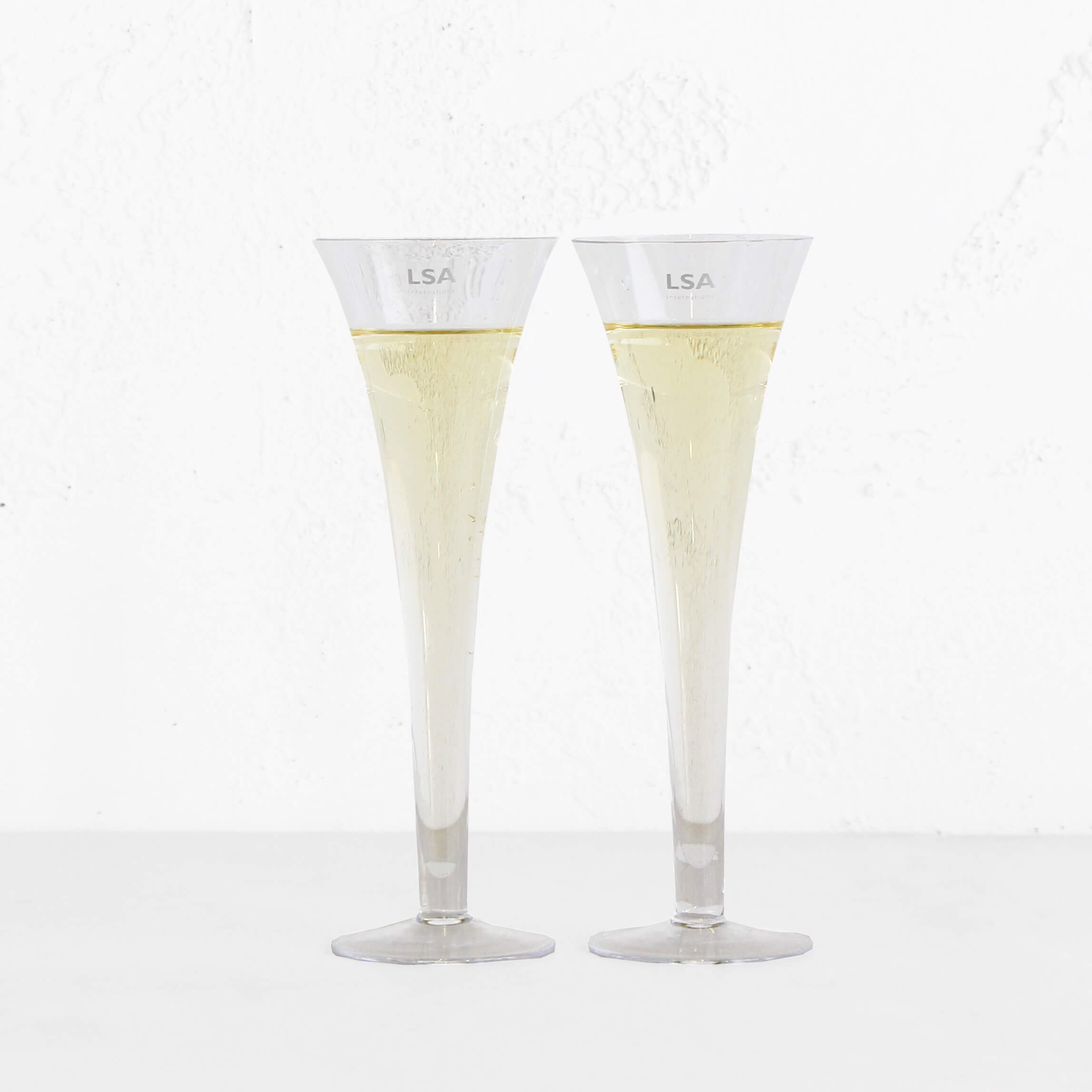 JBHO Square Champagne Flutes, Edge Champagne Glass Set of 4, 6OZ