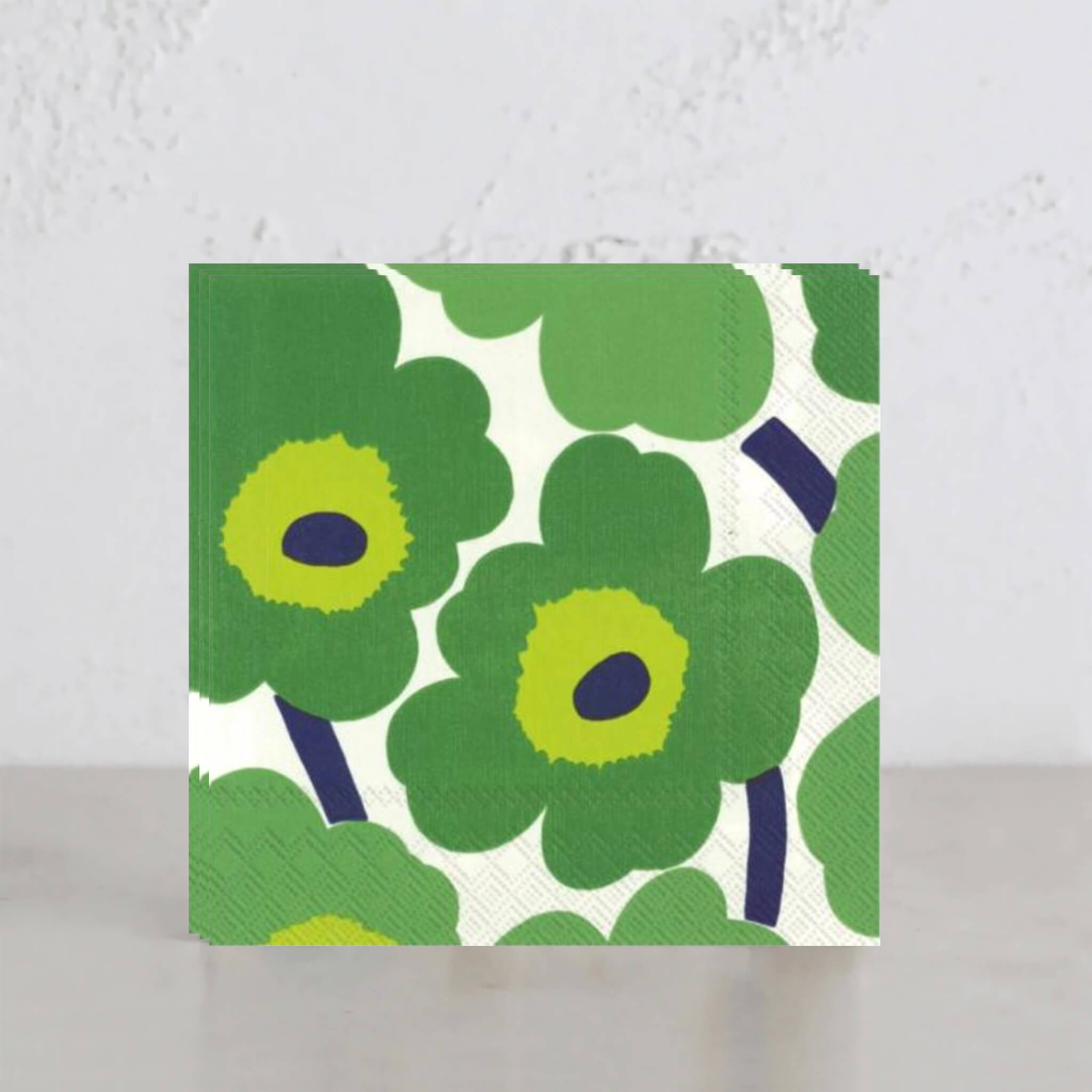 MARIMEKKO | UNIKKO PAPER NAPKINS | GREEN | LUNCH SERVIETTES – Living By  Design