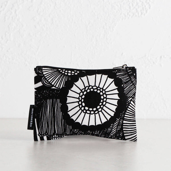 MARIMEKKO | KAIKA SIIRTOLAPUUTARHA COSMETIC POUCH | BLACK + WHITE – Living  By Design