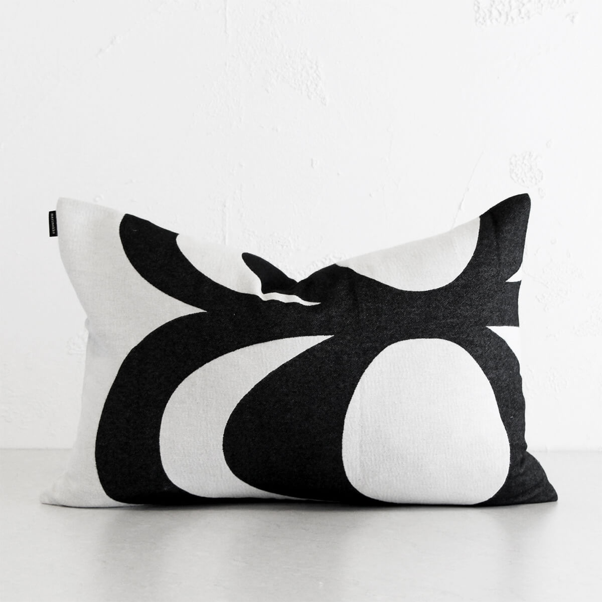 MARIMEKKO | KAIVO CUSHION | 40 x 60CM | BLACK + WHITE – Living By Design