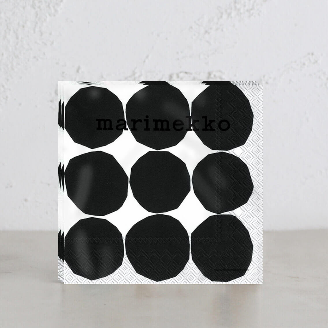 MARIMEKKO | KIVET PAPER NAPKINS | BLACK + WHITE – Living By Design