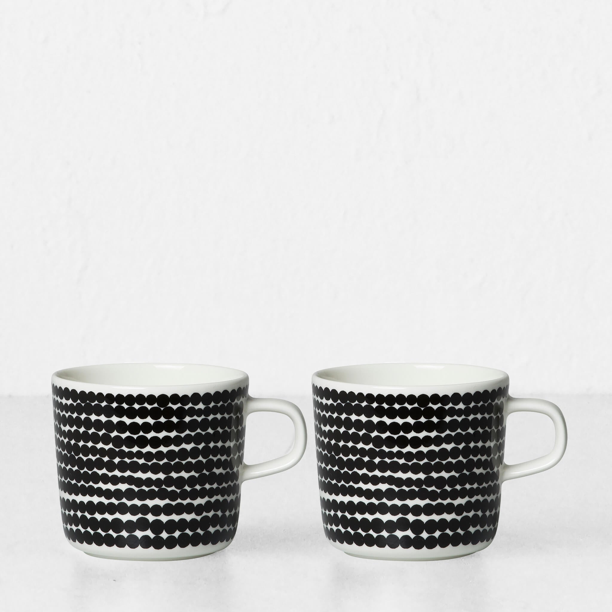 MARIMEKKO | OIVA SIIRTOLAPUUTARHA COFFEE MUG 2DL | BLACK | BUNDLE X2 –  Living By Design