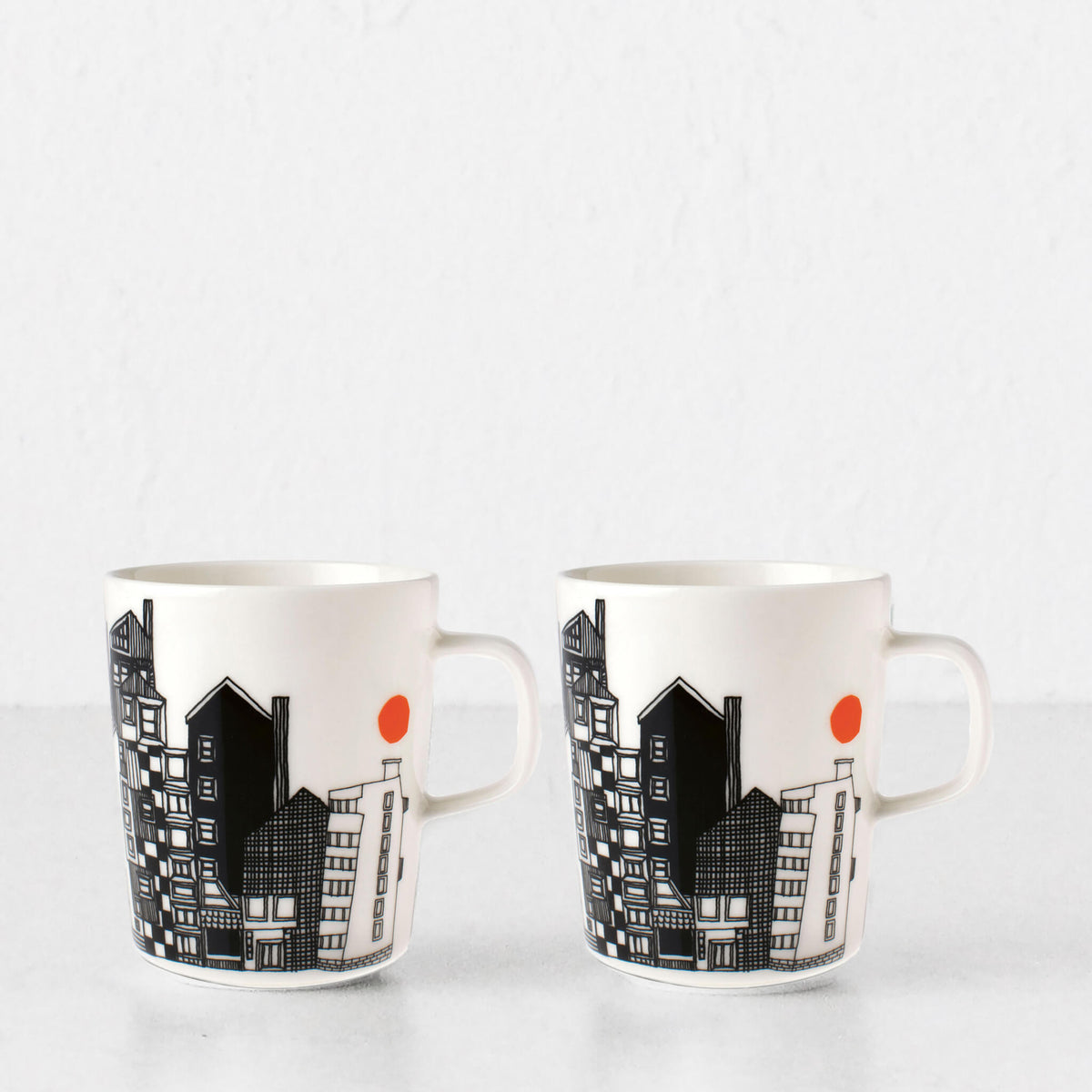 MARIMEKKO | SIIRTOLAPUUTARHA COFFEE MUG  | ORANGE SPOT | BUNDLE X –  Living By Design