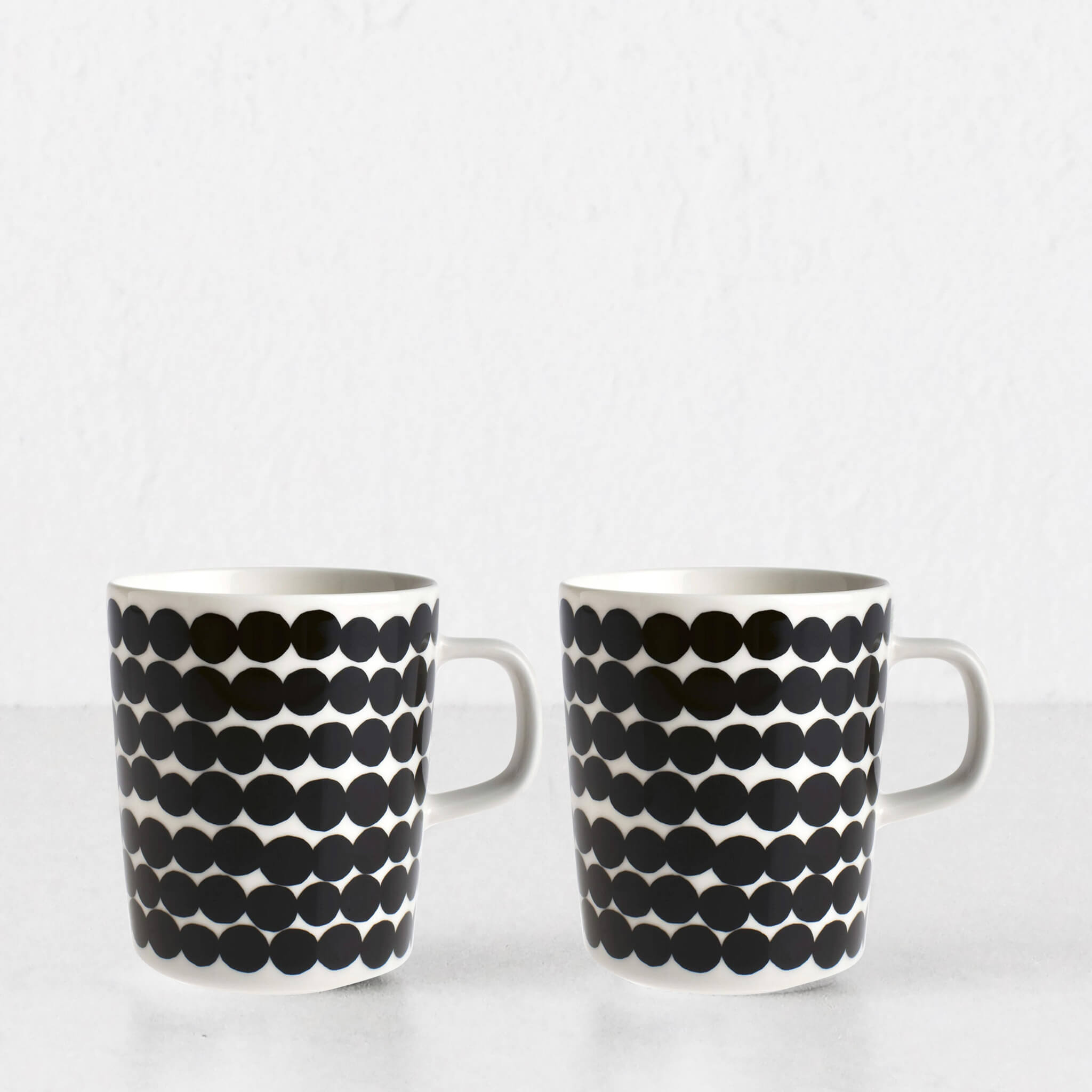 MARIMEKKO | SIIRTOLAPUUTARHA RASYMATTO COFFEE MUG  | BLACK + WHIT –  Living By Design