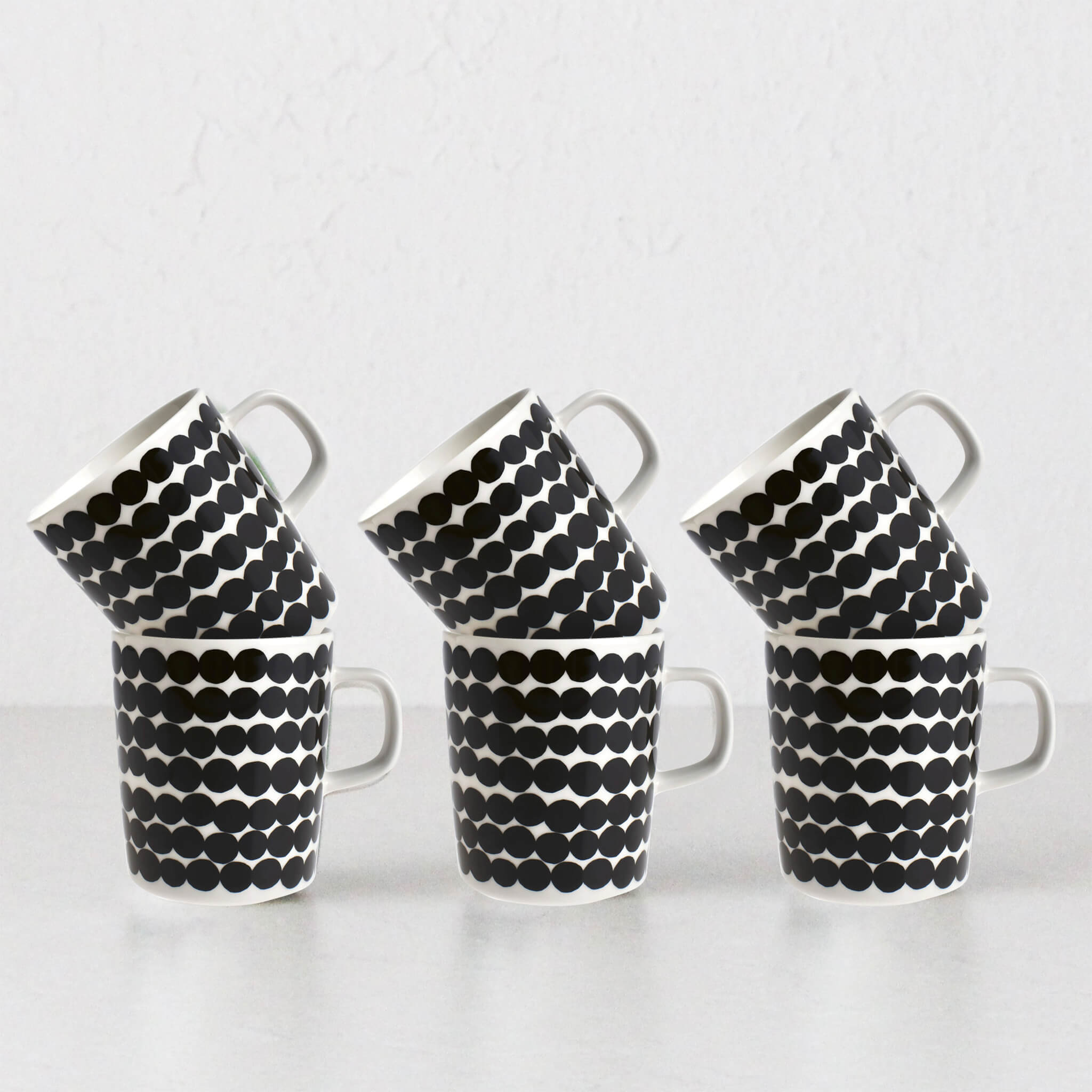 MARIMEKKO | SIIRTOLAPUUTARHA RASYMATTO COFFEE MUG  | BLACK + WHIT –  Living By Design