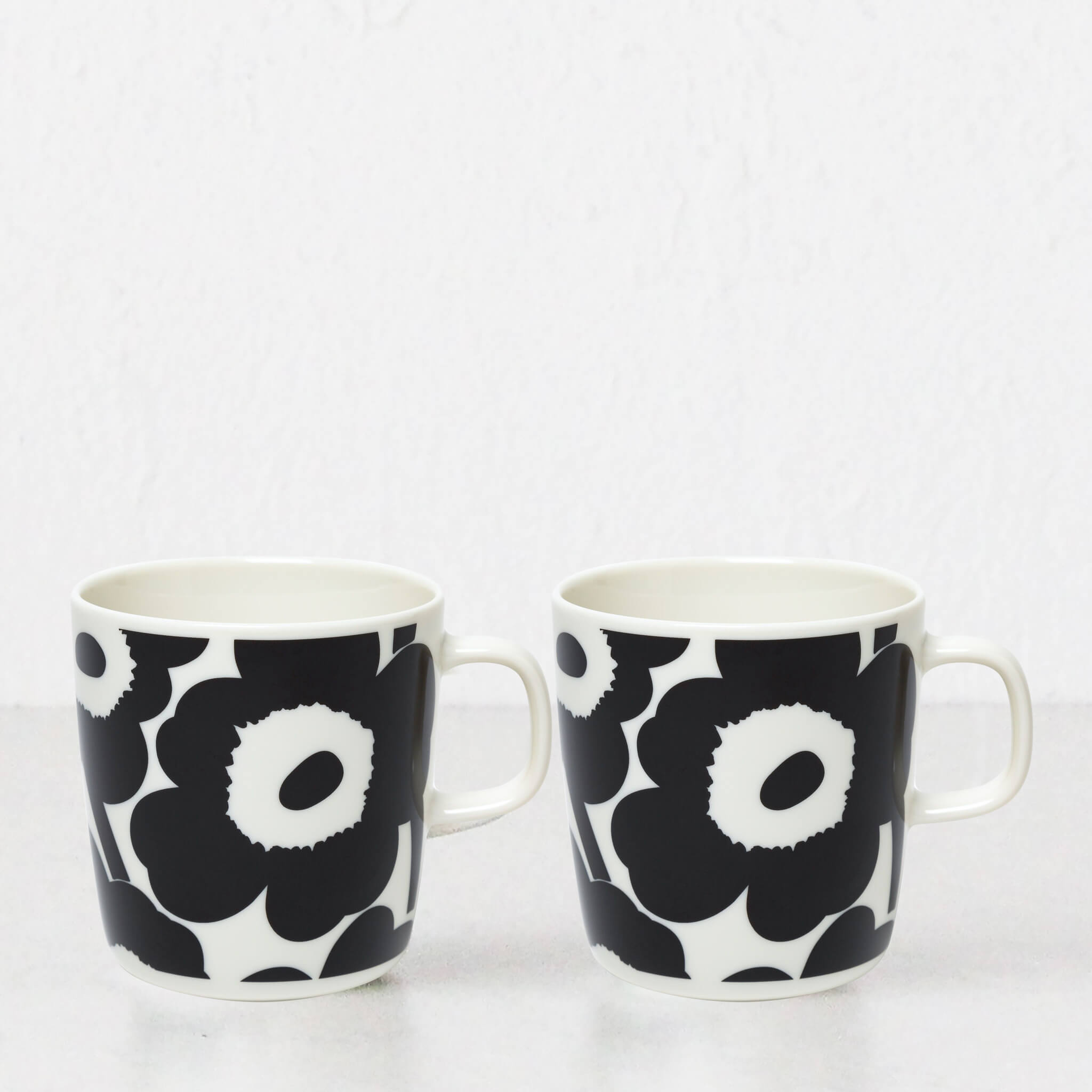 MARIMEKKO | UNIKKO COFFEE MUG 4DL | BLACK + WHITE | BUNDLE X2 – Living By  Design