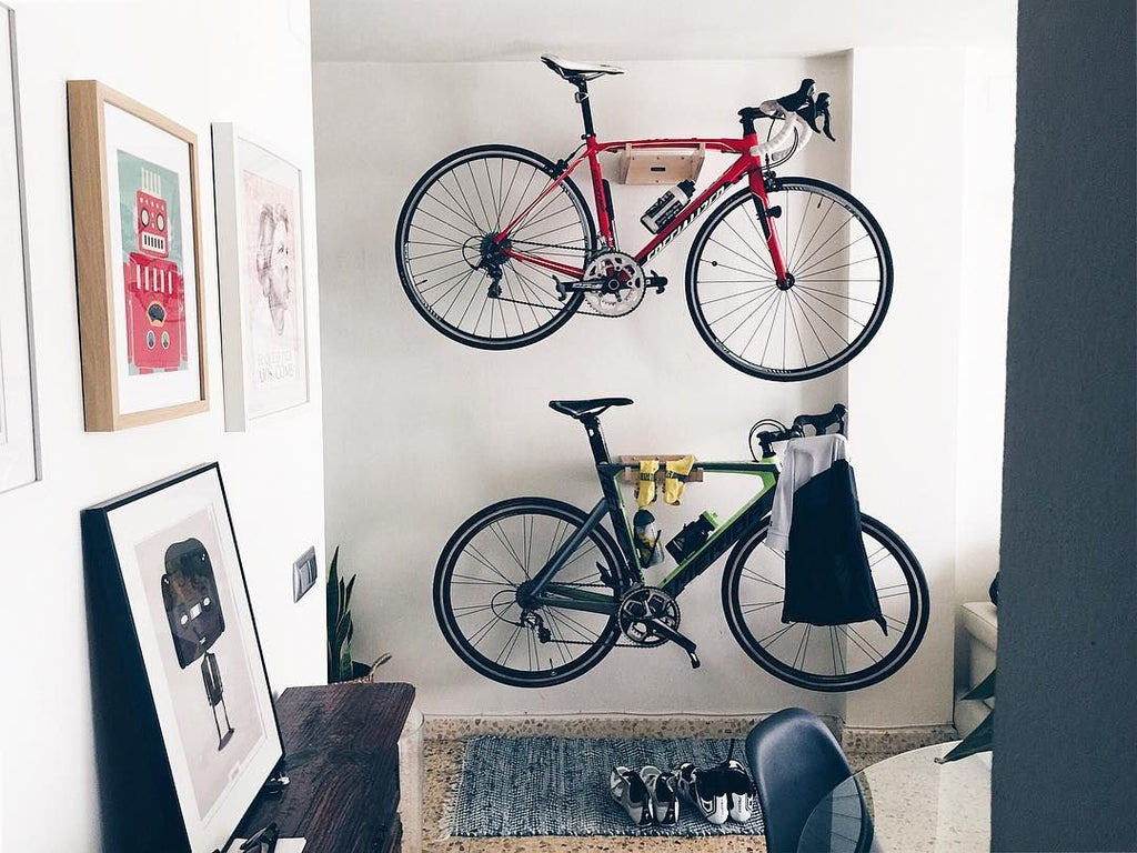 5 of the best customer bike wall mount interiors – Huxlo
