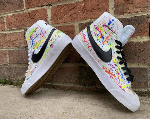 custom painted nike blazers