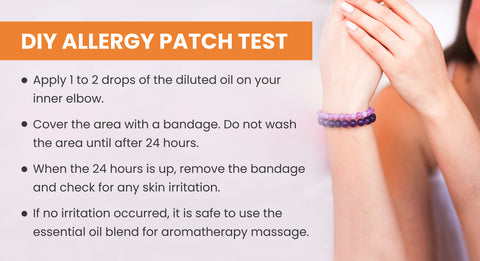 how to do an essential oils skin patch test