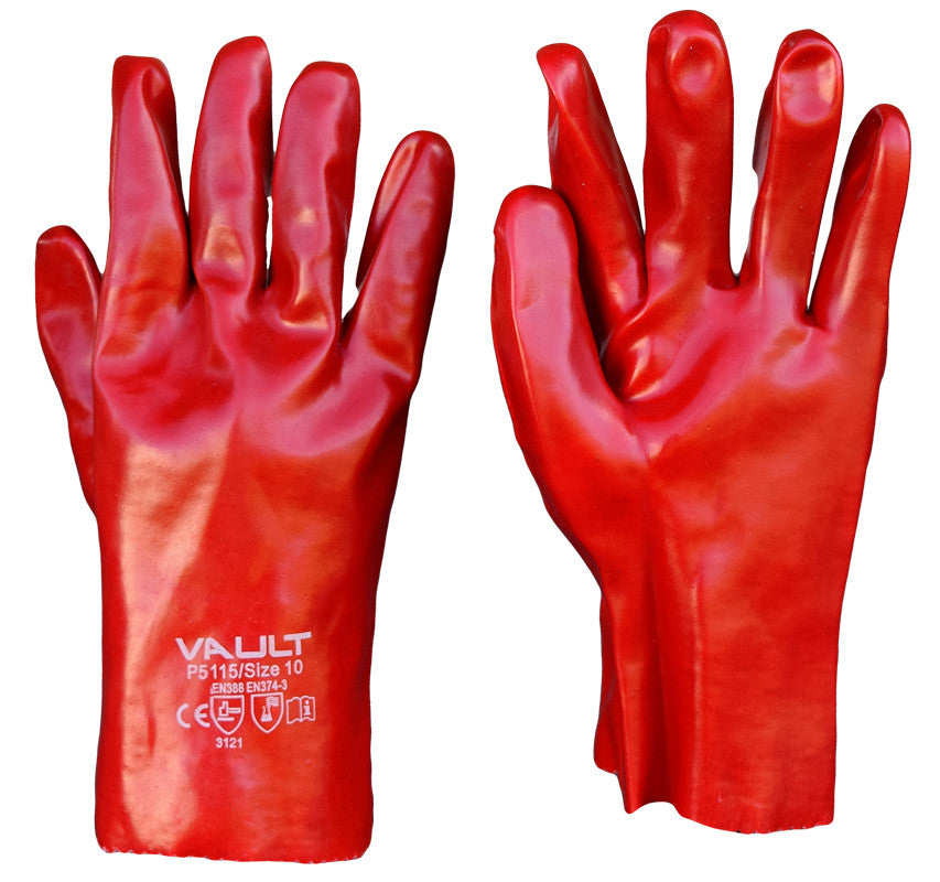 short pvc gloves