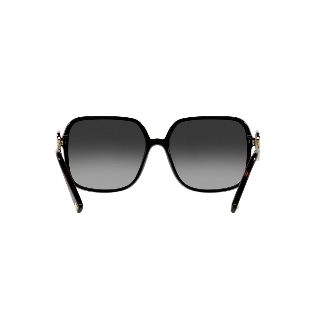 Valentino Garavani V Logo Gold Black Square Frame Sunglasses – Queen ...