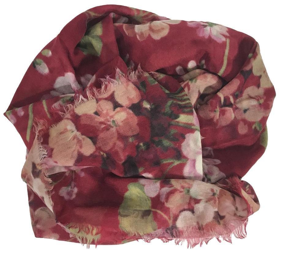 floral cashmere scarf