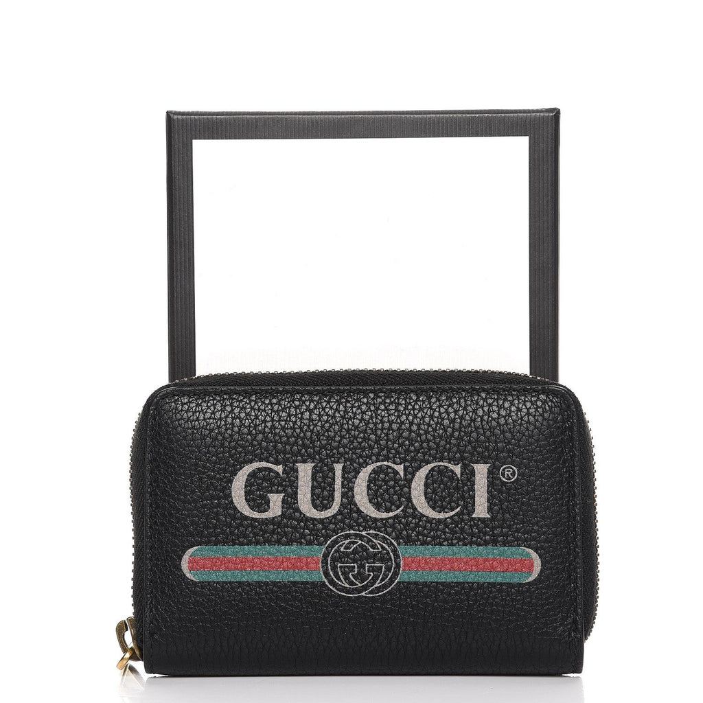 Gucci Cripto GG Logo Black Wallet Card Case 496319 at_Queen_Bee_of_Beverly_Hills