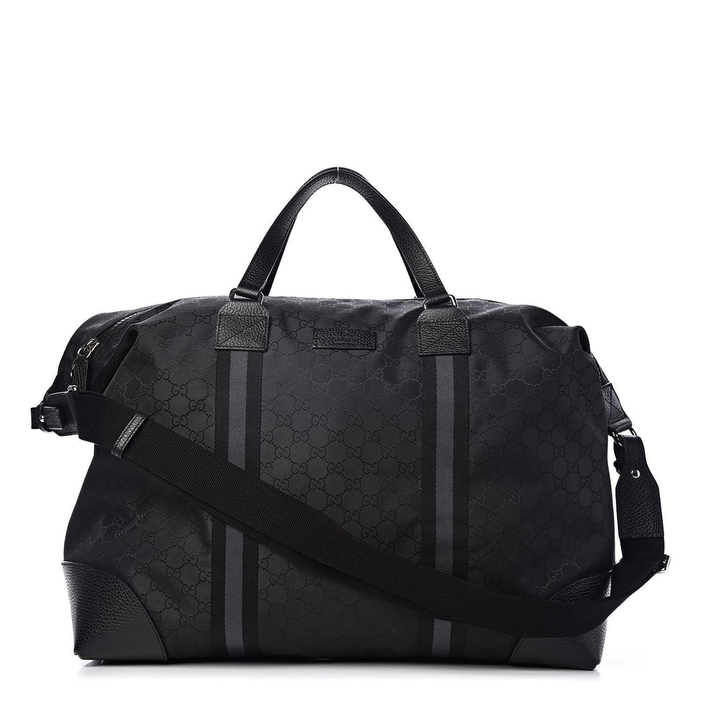 gucci nylon duffle bag