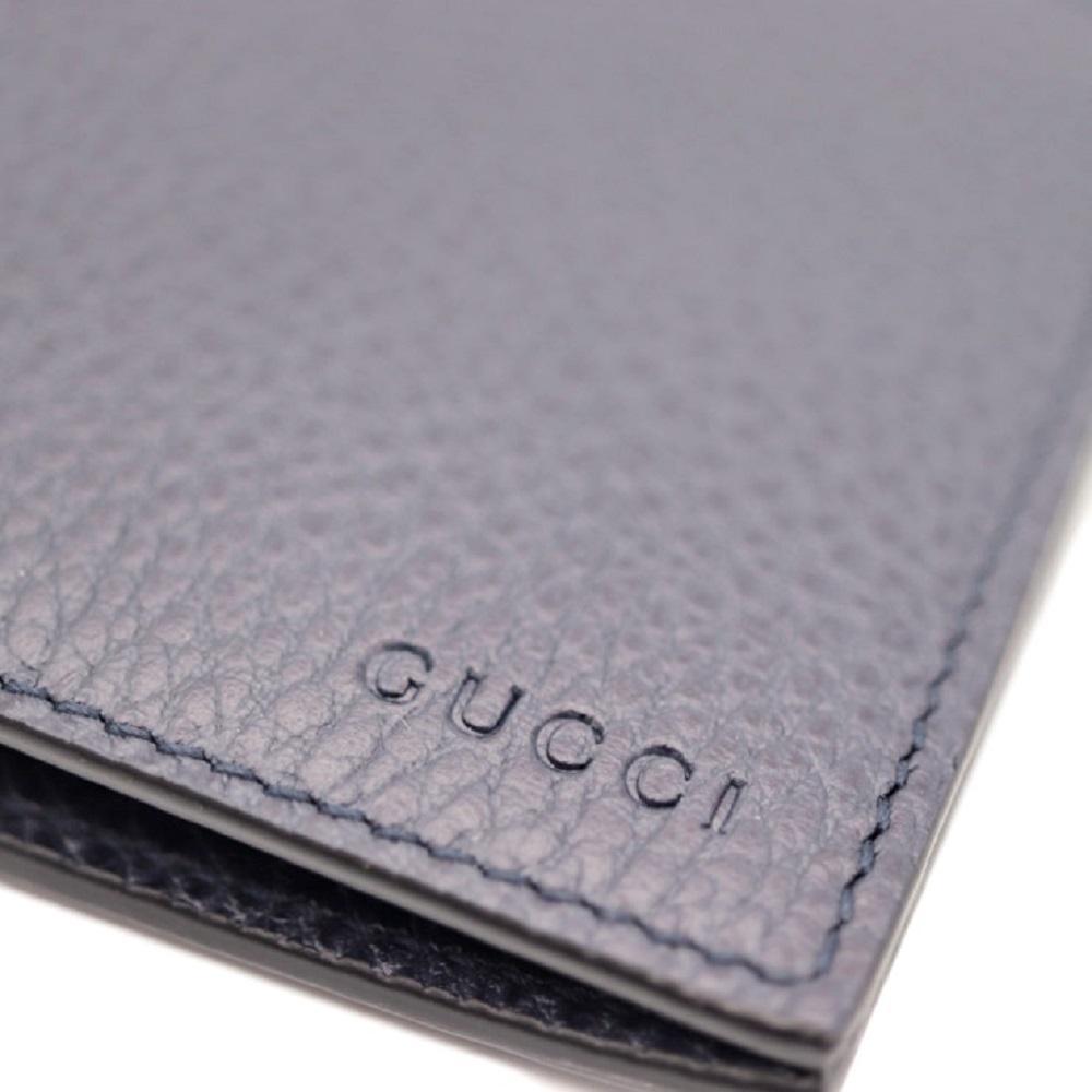 gucci wallet dollar calf nero