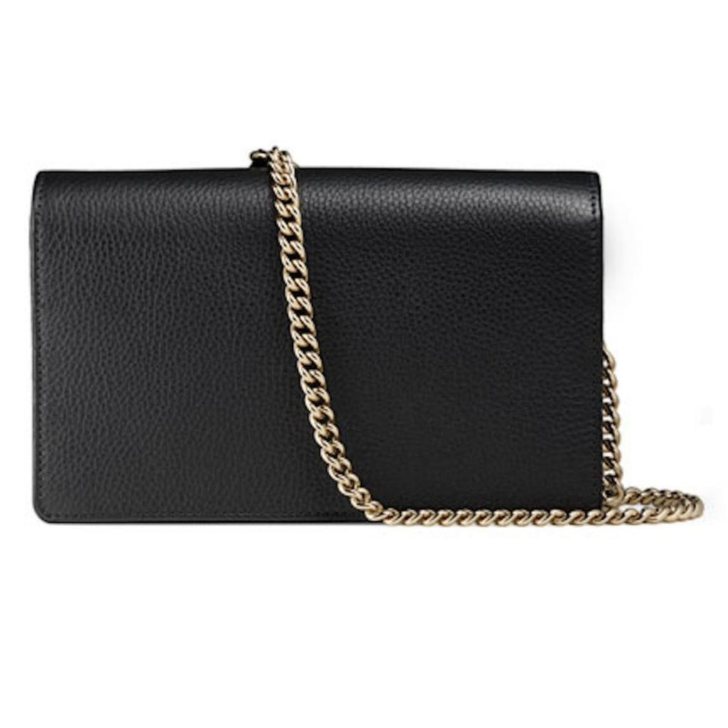 Gucci Soho Wallet on Chain Black Leather Cross Body Bag – Queen Bee of ...