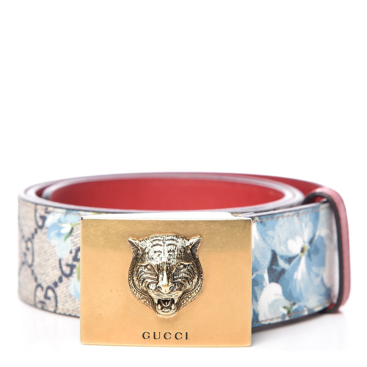 gucci belt with tiger print