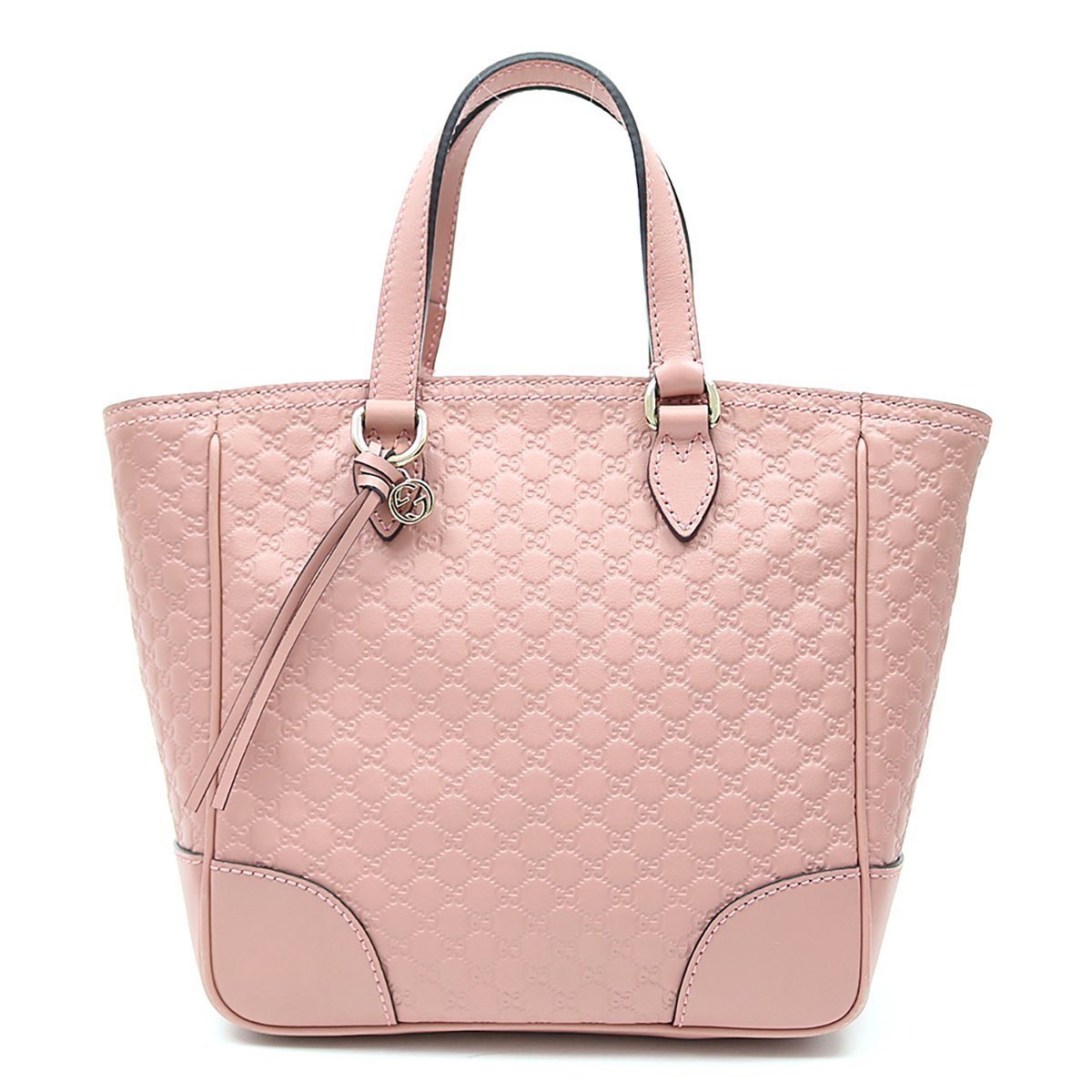 Gucci Womens GG Microguccissima Calf Leather Soft Pink Tote Crossbody Bag 449241 | eBay