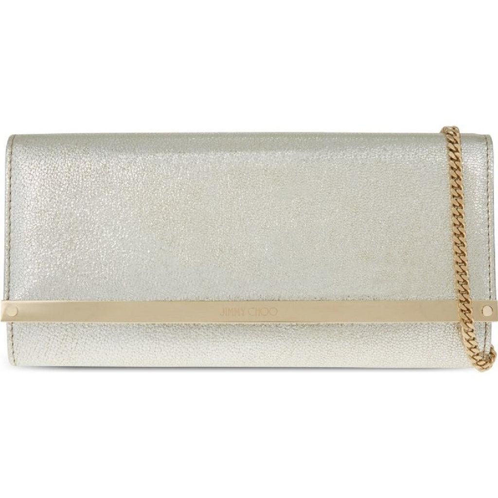 jimmy choo gold clutch