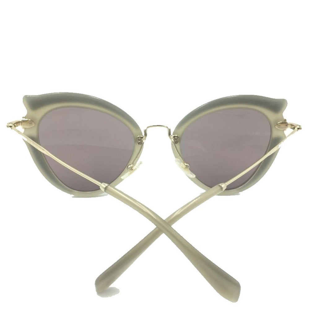 Miu Miu Prada Classic Women S Gray Cat Eye Sunglasses Smu05s Queen Bee Of Beverly Hills