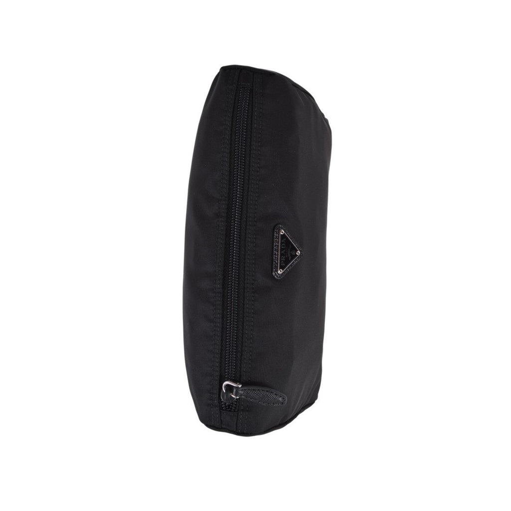 Prada Necessaire Black Tessuto Nylon Small Toiletry Case 1NA011 – Queen Bee  of Beverly Hills