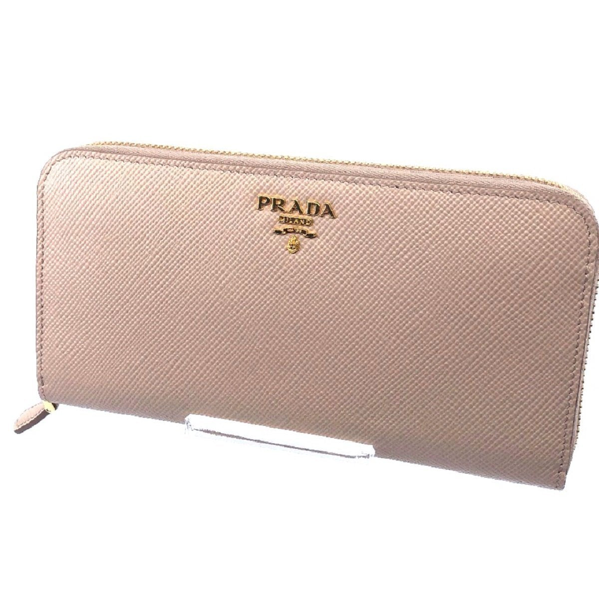 prada beige wallet