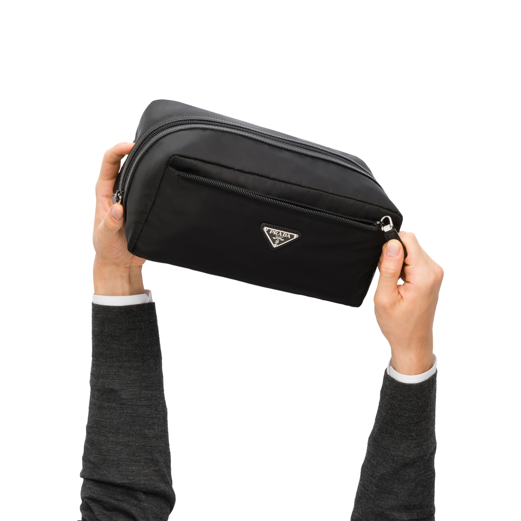 prada toiletry bag mens