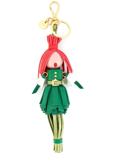 Prada Trick Pelle Alice Doll Red Green Leather Key Chain 1TL172 – Queen Bee  of Beverly Hills