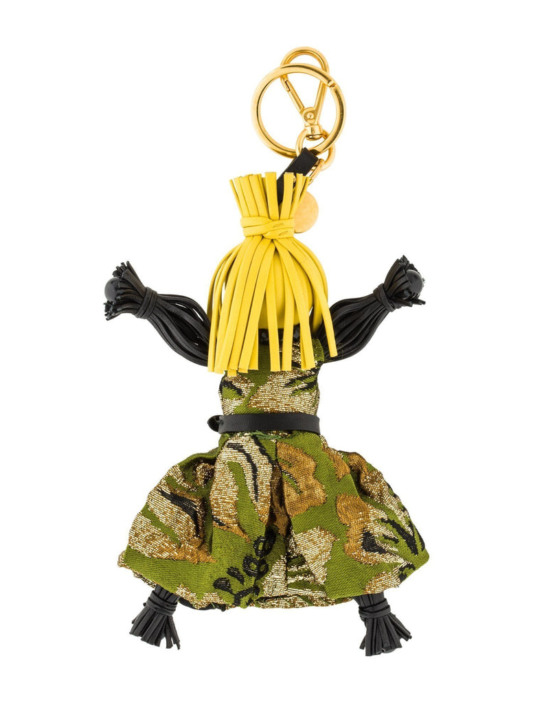 Prada Trick Pelle Felce Green Dress Jasmine Doll Keyring Key Charm 1TL –  Queen Bee of Beverly Hills