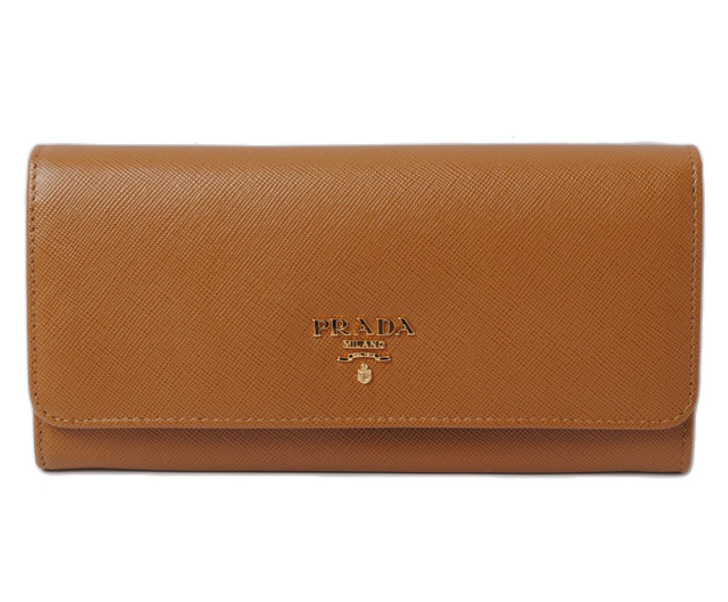 prada long wallet women