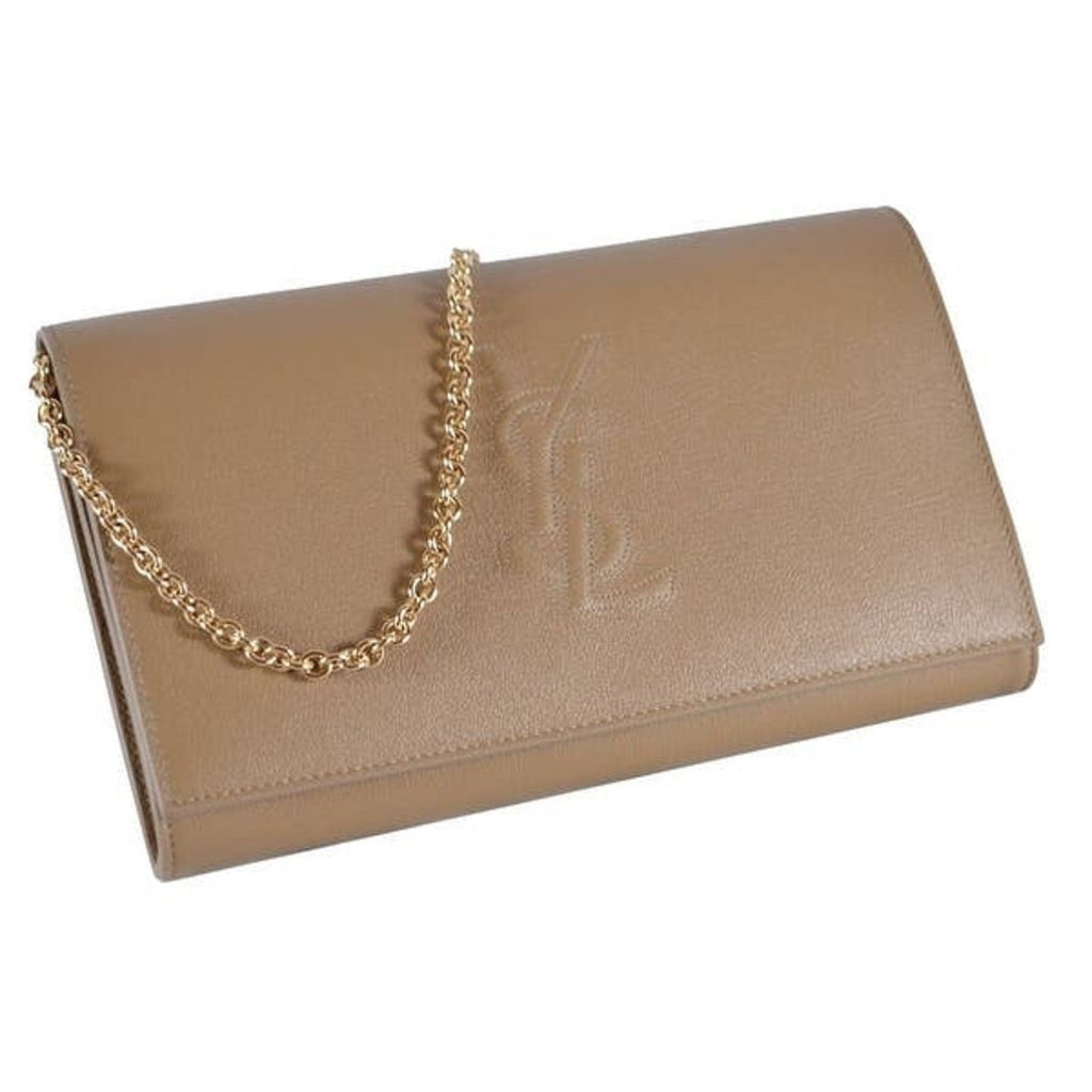 ysl wallet beige