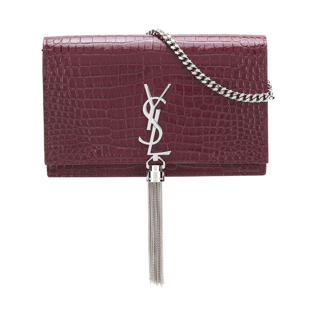 ysl croc chain bag