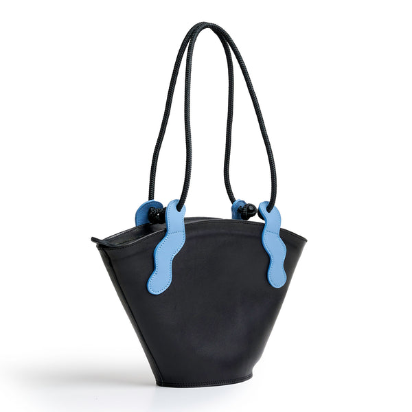 Emele Bag - Black / Sky Blue