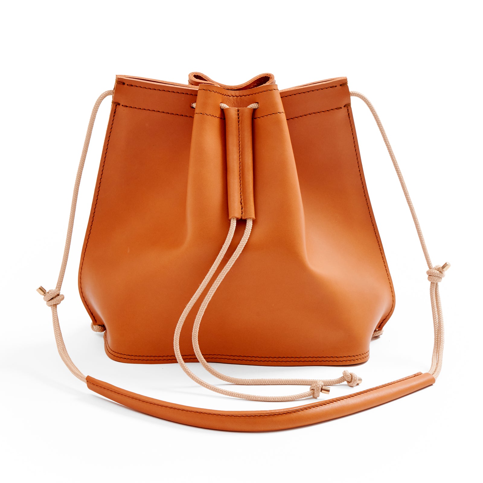 Trapeze Sling tan - Leather sling bag - Project Dyad