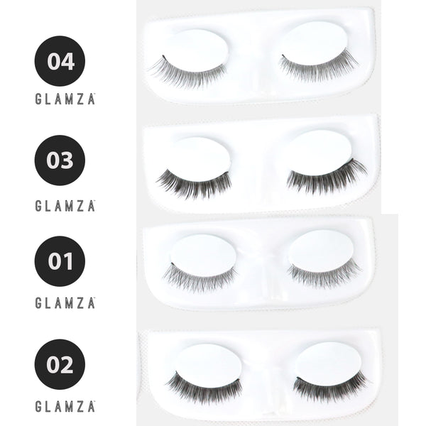 Glamza Magic False Eyelashes Fake Eye Lashes 0