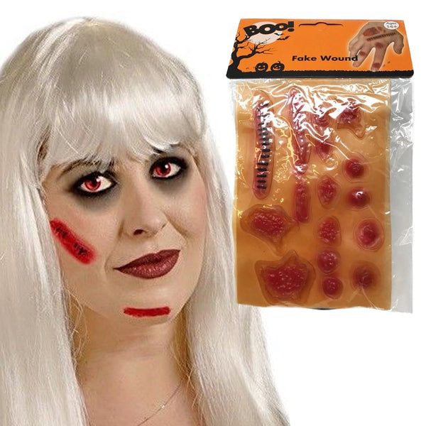 Halloween Fake Wound Scary Party Aid 0