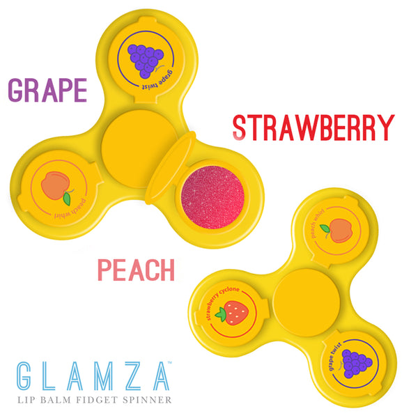 Glamza Lip Balm Gloss Spinner 3 Finger Fruit Flavoured 4