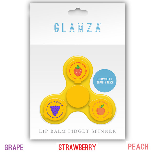 Glamza Lip Balm Gloss Spinner 3 Finger Fruit Flavoured 3