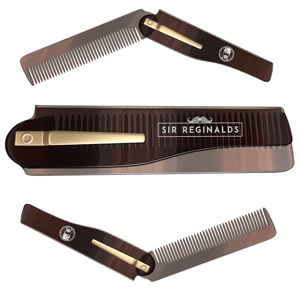 Sir Reginalds Moustache And Beard Comb 0