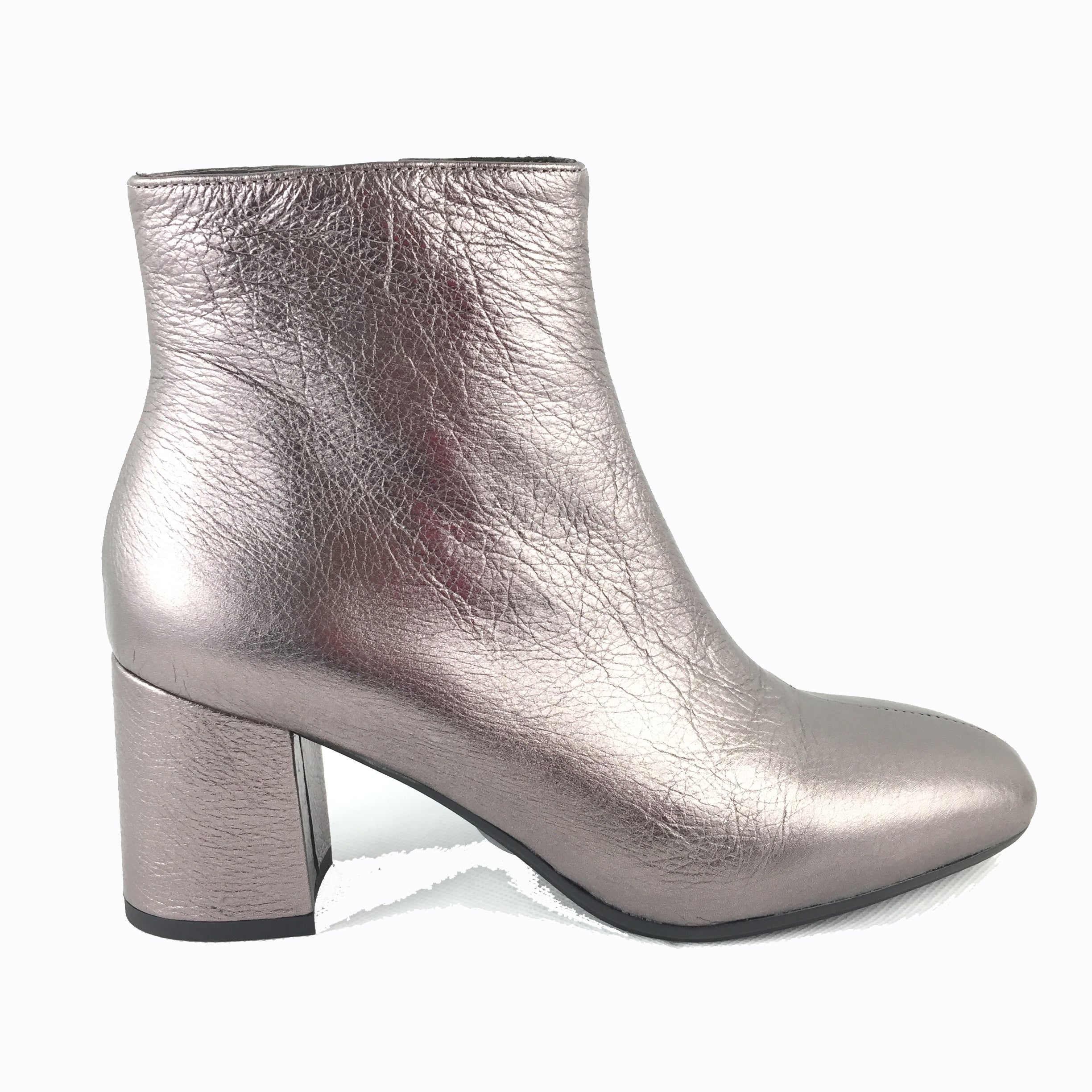 bronze ankle boots