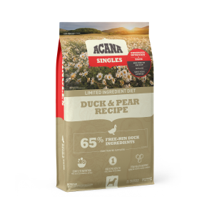 ACANA Singles Duck and Pear Dry Dog Food — Hearty Pet