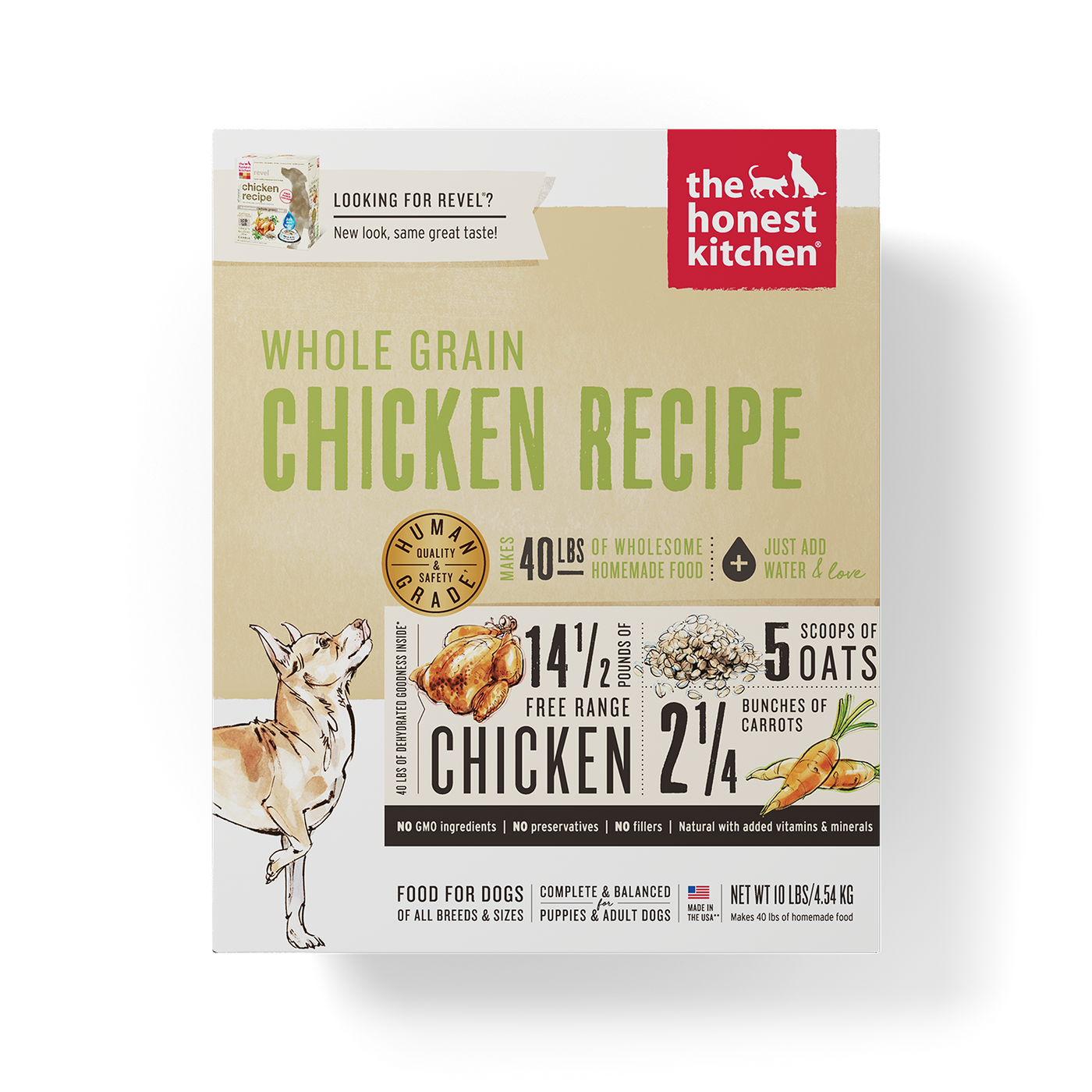 The Honest Kitchen Dehydrated Whole Grain Chicken — Hearty Pet