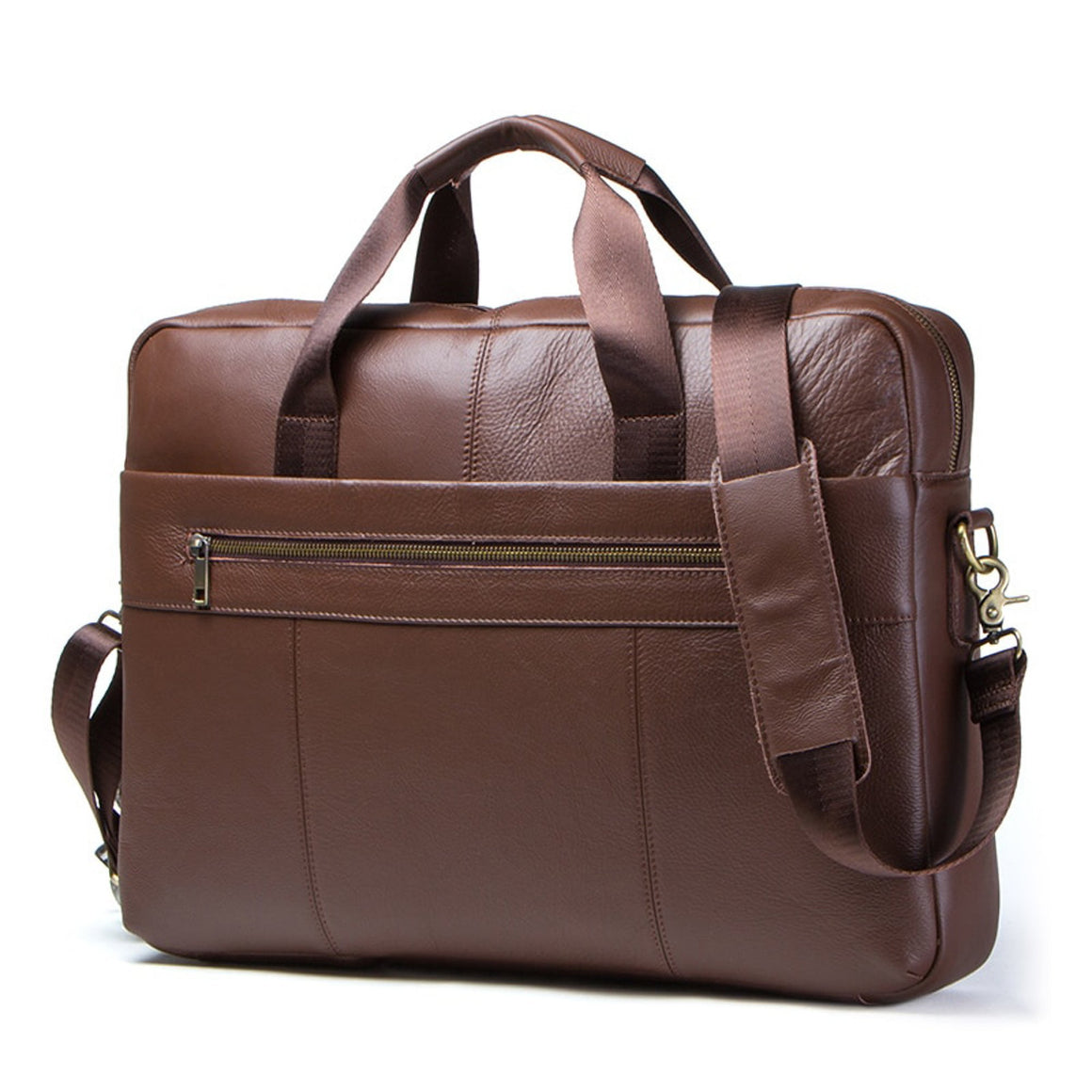 CONTACT&#39;S Genuine Leather Male Messenger Bag For 15.6&quot; Laptop Men&#39;s Cr - wcy.wat.edu.pl