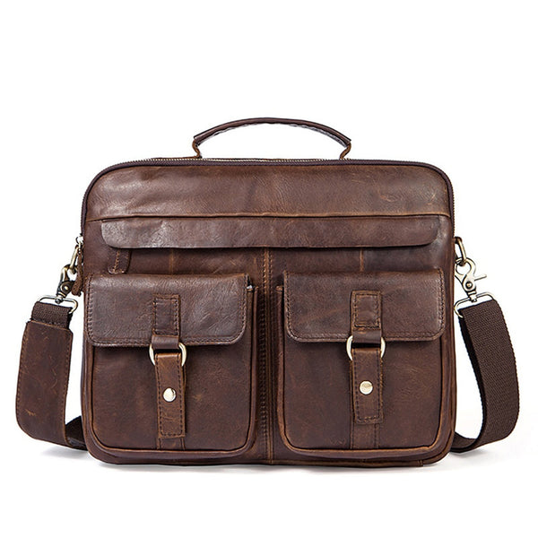 MVA Messenger Bags men Genuine Leather Briefcases Male Men for Documen ...