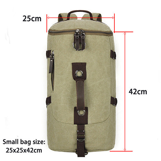 canvas mountaineering backpack