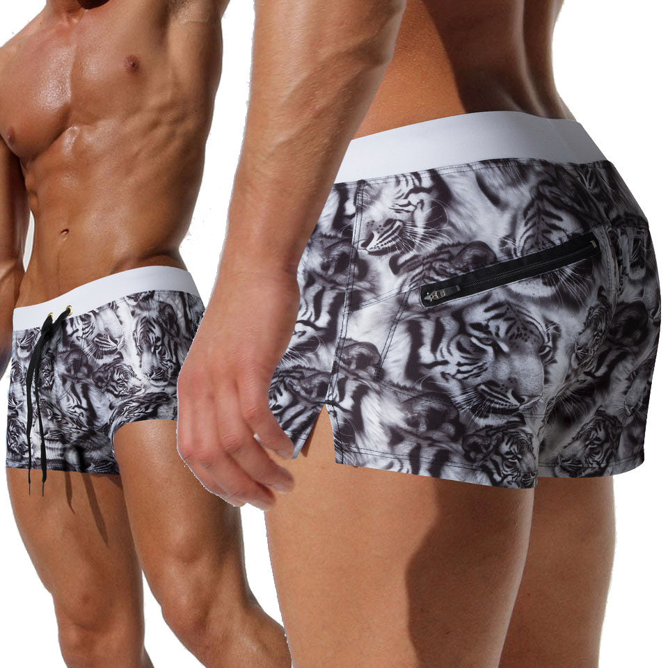 Download Austinbem Swimwear Hot Animal Print Men'S Swimming Trunks ...