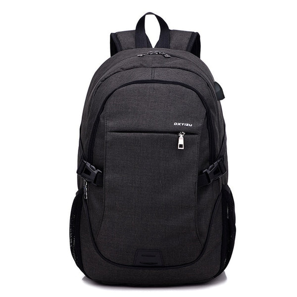 J&Q Multifunctional Laptop Male style Backpack Schoolbag Computer Bag ...