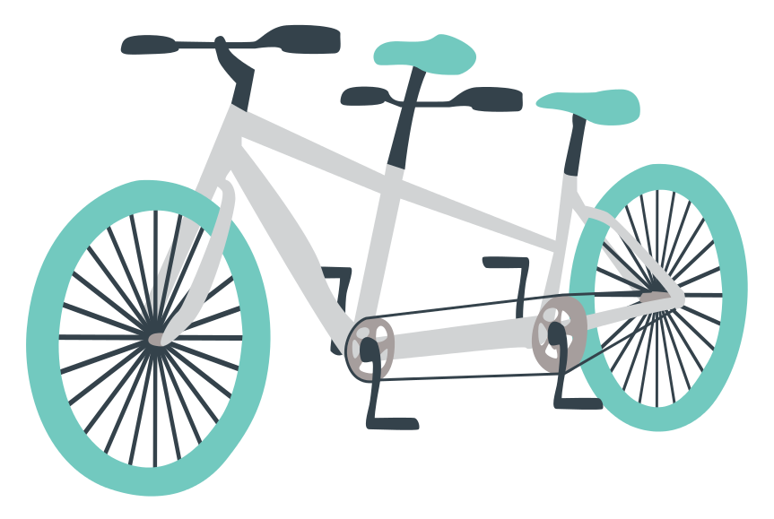 tandem bike frame