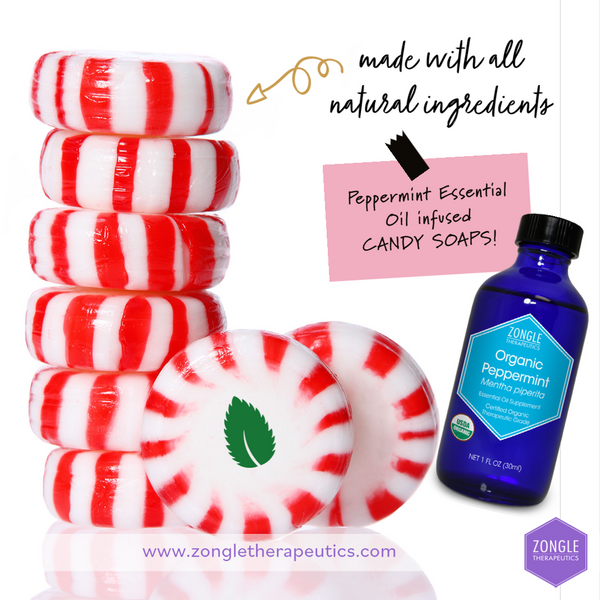 Peppermint Essential Oil Infused Candy Soap