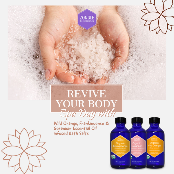 Spa Day With Essential Oils Infused Bath Salts